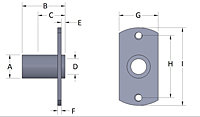 Oval Pin Receptacle Line 
